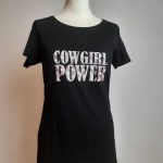 Westernliebe T-Shirt Damen "Cowgirl Power"