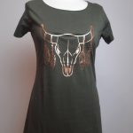 Westernliebe T-Shirt Damen "Cow Skull"