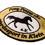 Logo Patch zum aufnähen – Ponypower 18+
