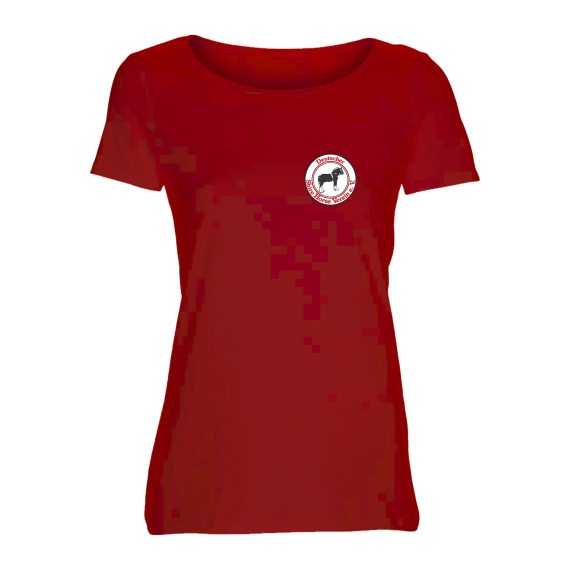 DSHV T-Shirt Damen bedruckt Rot